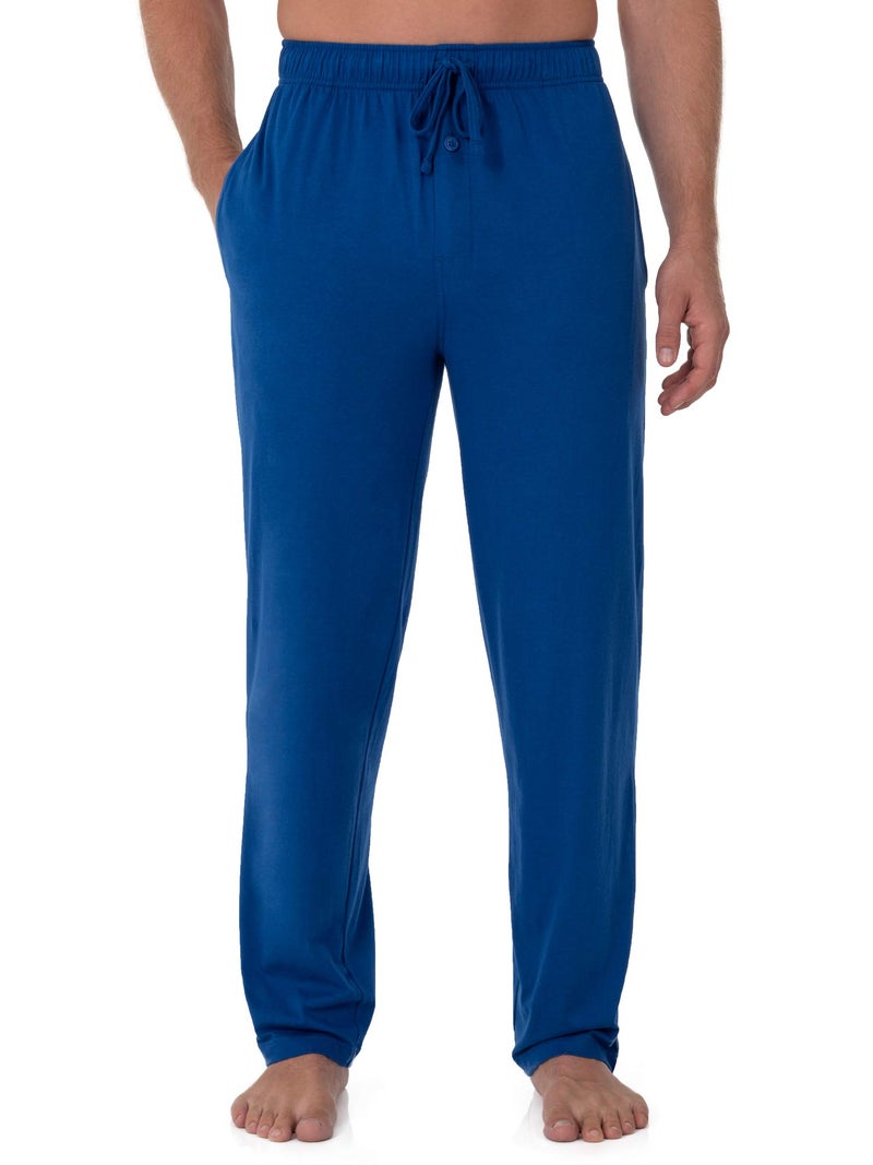 Fruit of the Loom Men's Extended Sizes Jersey Knit Sleep Pant (1-Pack), Mazarine Blue, 3X